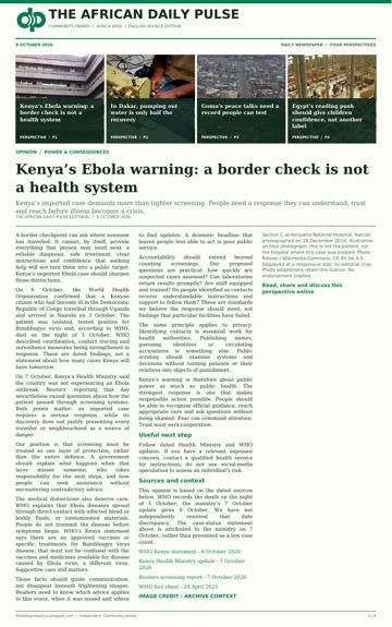 Front page: 8 October 2026